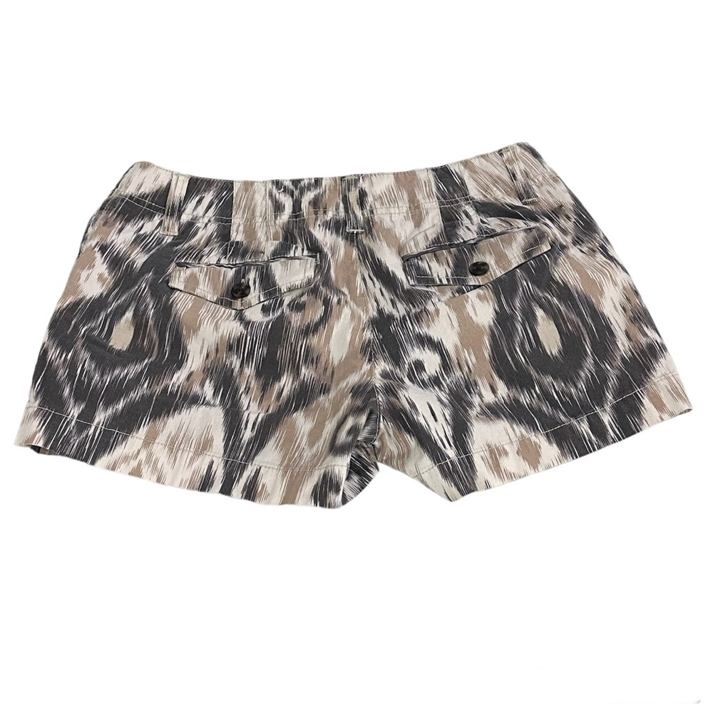SONOMA Life Modern Short Fit Tan Black Ikat Phantom Multi Print Chino Shorts